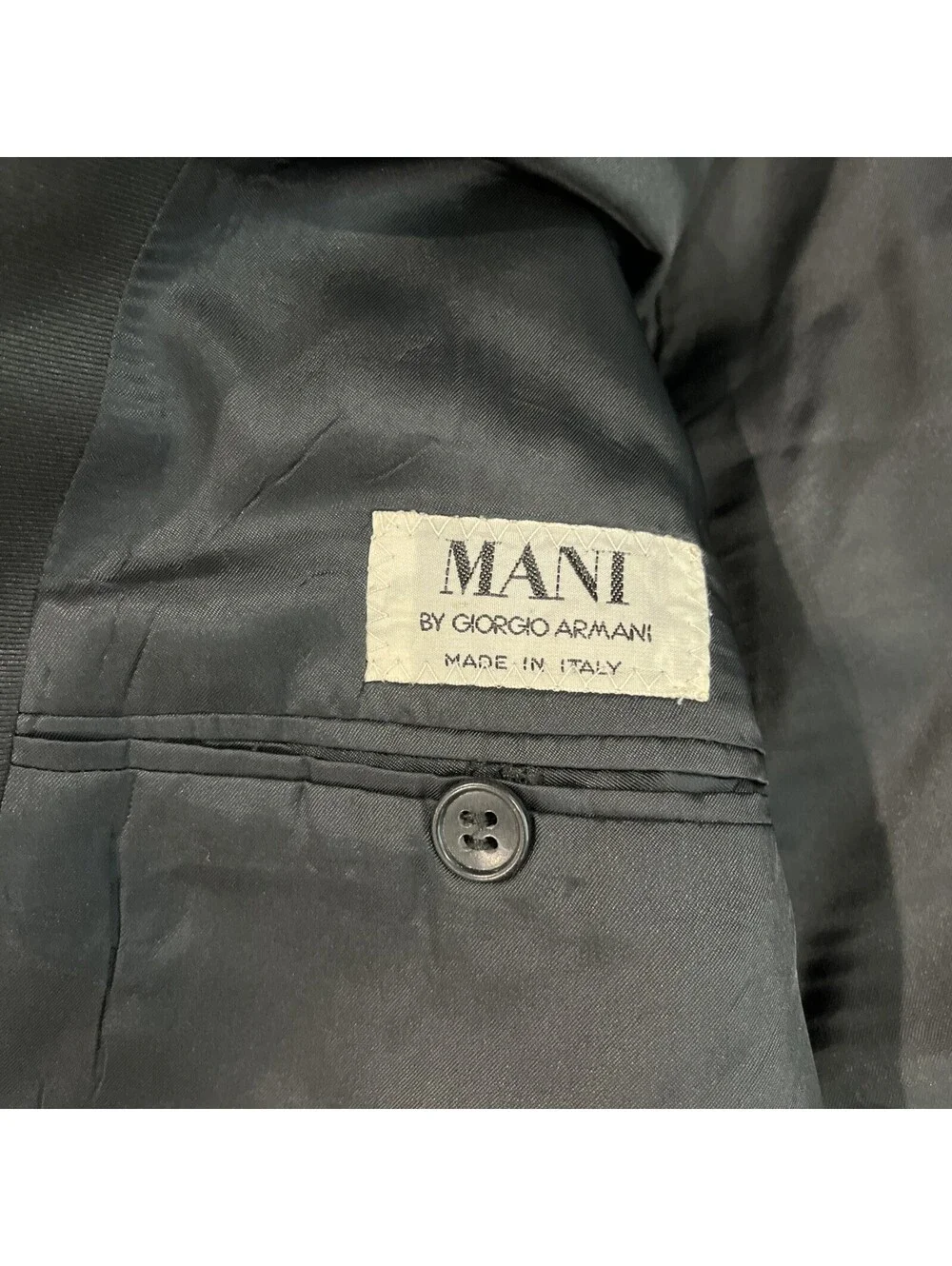 MANI GIORGIO ARMANI DOUBLE BREASTED TUXEDO AND JACK VICTOR PANTS 39R 34x31 VGC